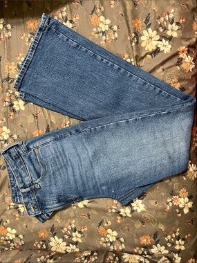 Old Navy Women's Medium Blue Flare Jeans